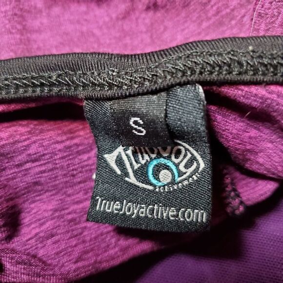 True Joy Activewear Purple & Black Leotard (S) - Picture 5 of 5